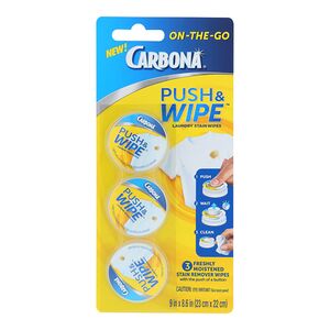 Carbona 3-Piece Push and Wipe Stain Remover 23 x 22cm